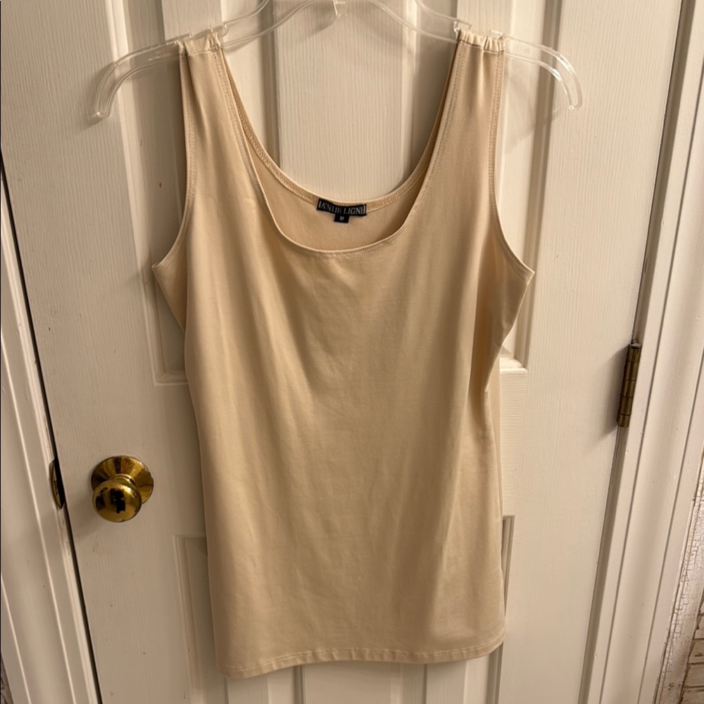 Women's Beige Tank Top